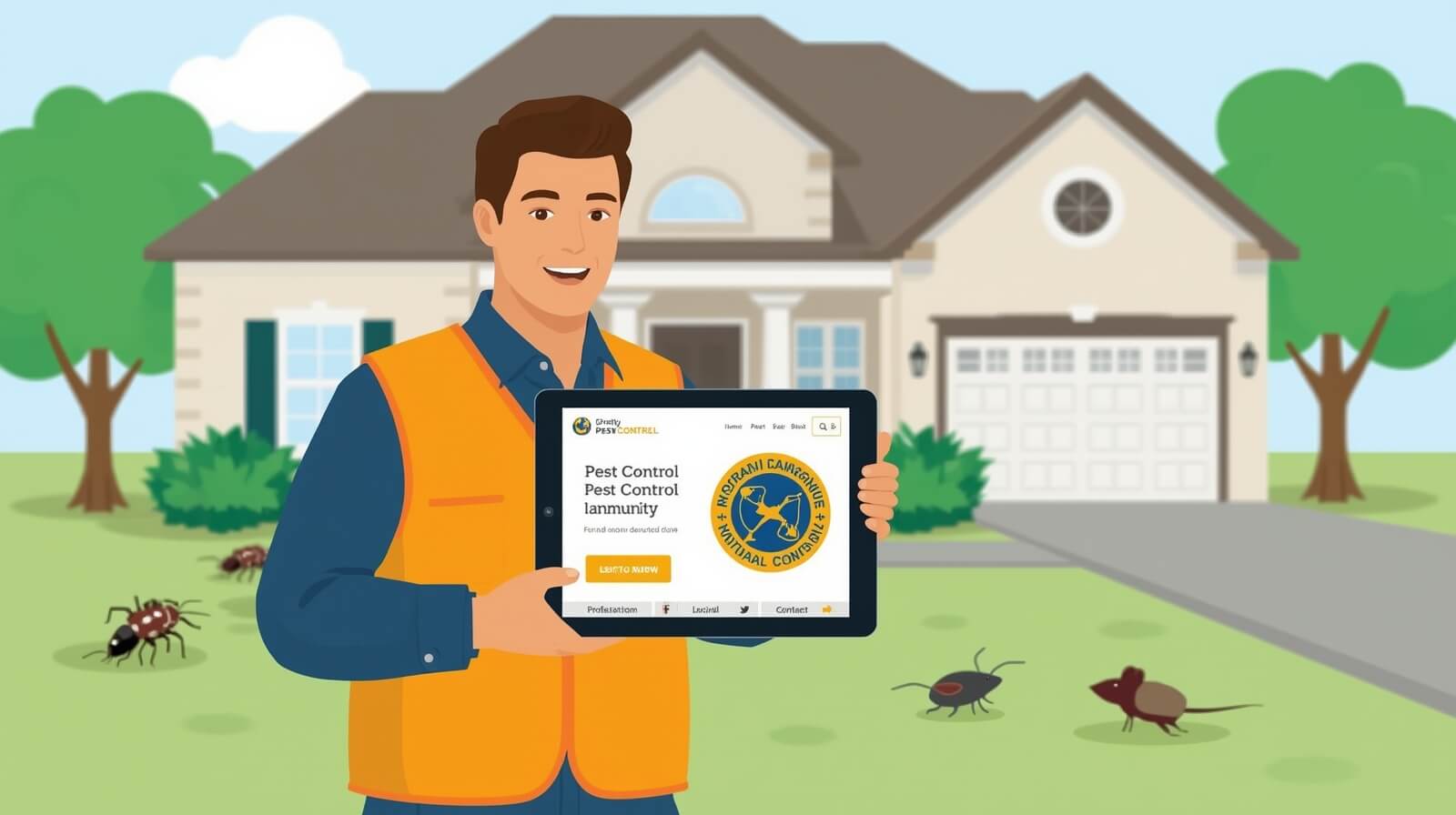 Pest Control Website Design & Development Services
