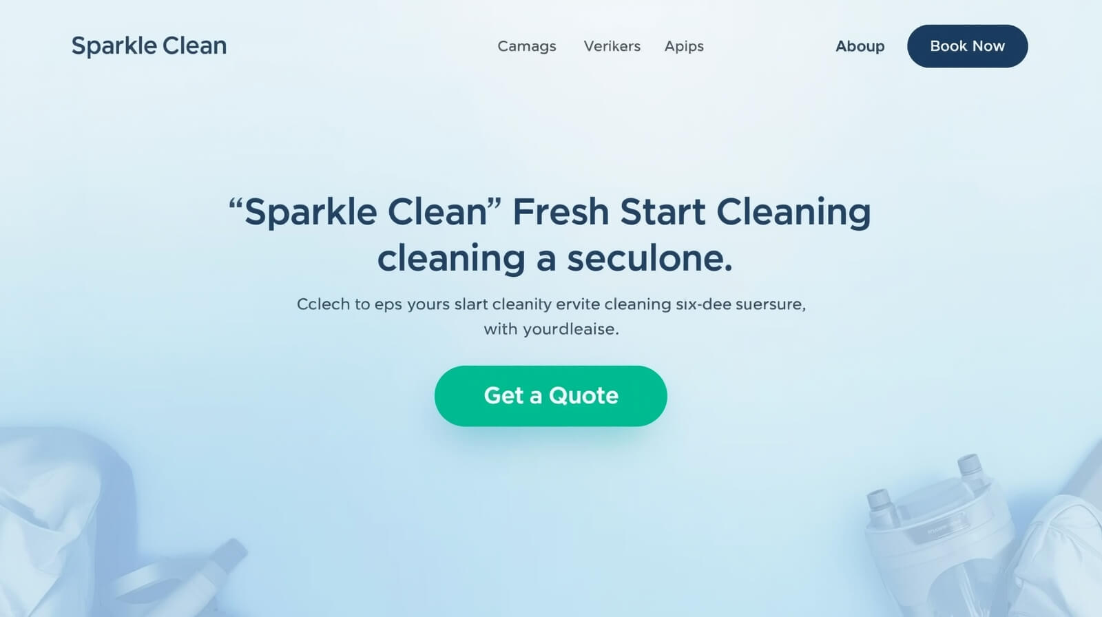 Cleaning Service Website Design & Development Services