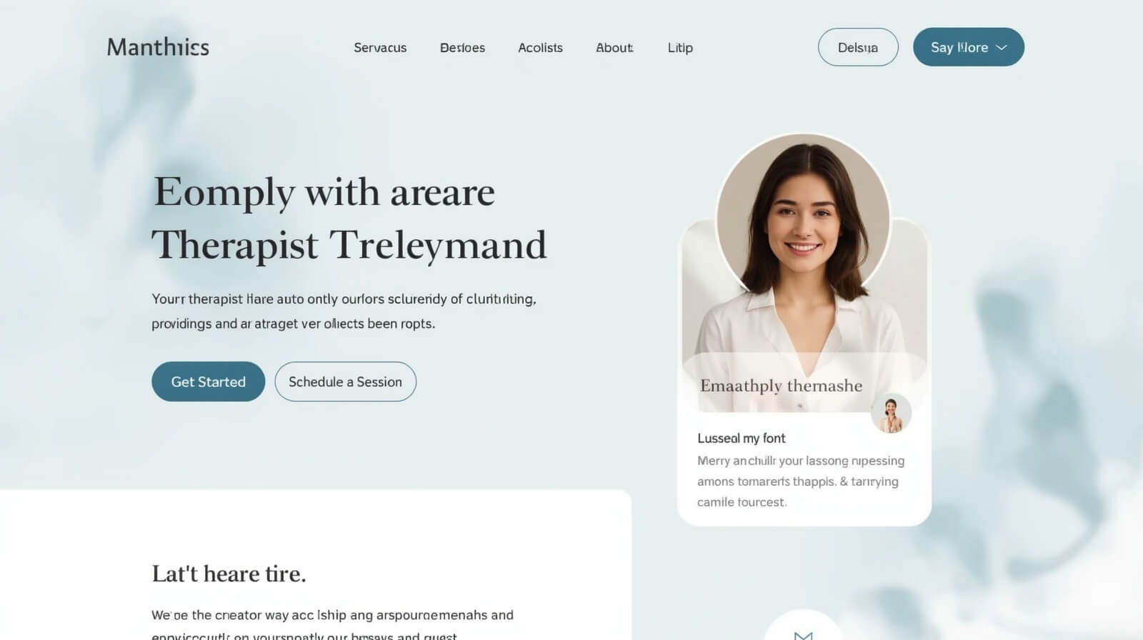 Therapist Website Design & Development Services